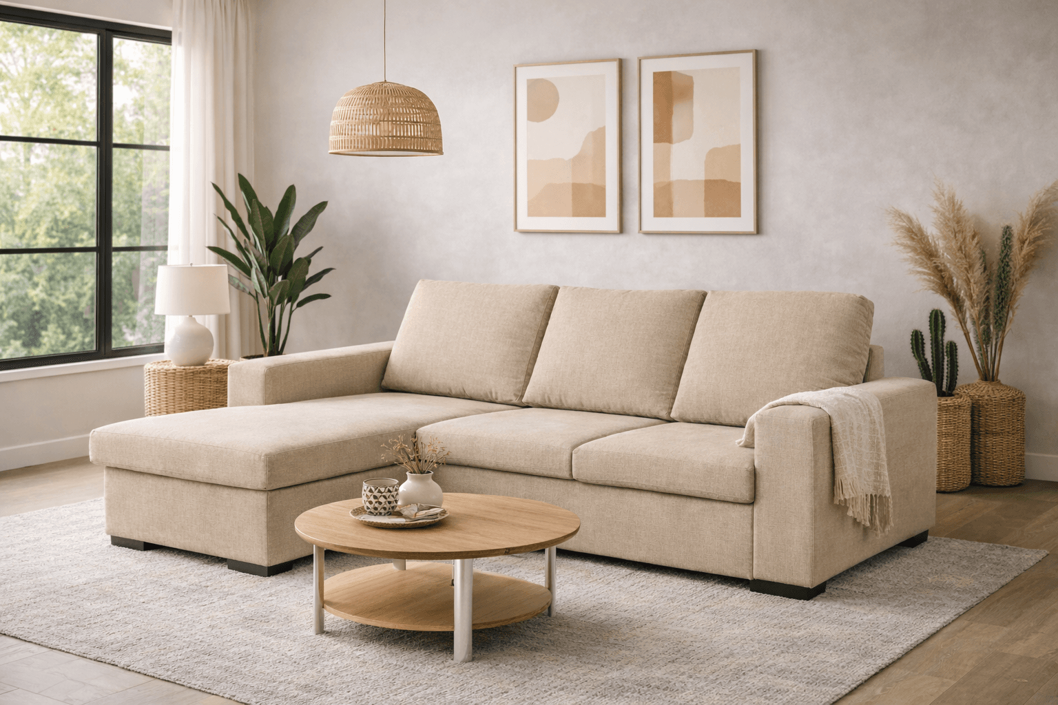 Chaise Longue Dante - Bege